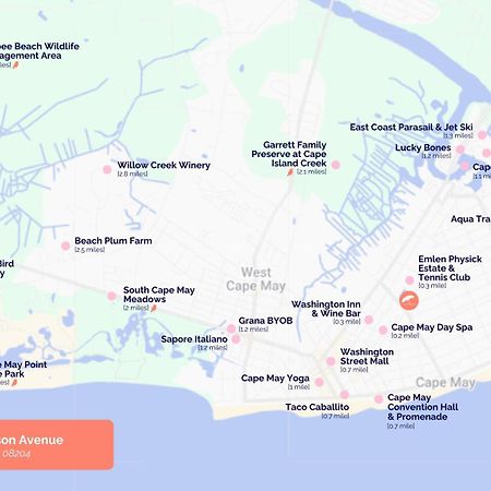 The Beach Club On Madison Avenue 케이프 메이 외부 사진